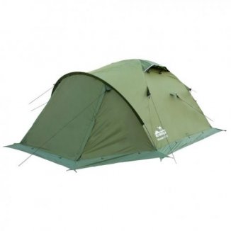 Изображение Tramp палатка экспедиционная Mountain 3 V2 (зелёный)
