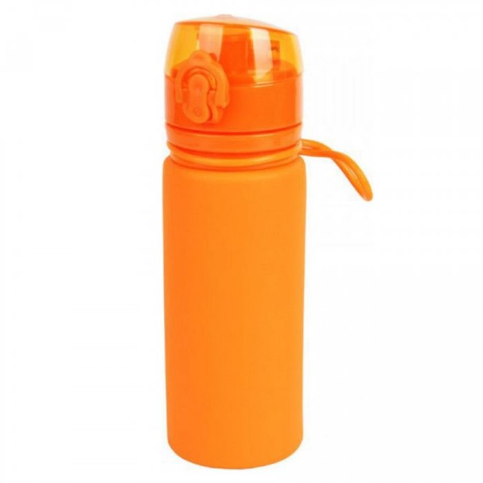 Tramp Бутылка силиконовая 0.5 л, TRC-093, оранжевый