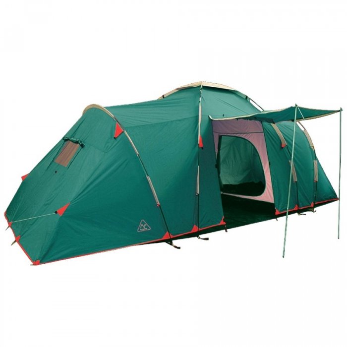 Tramp палатка двухкомнатная Brest 6 V2 (зелёный)
